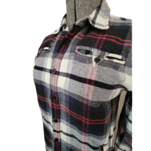 Men's Makia Plaid Flannel Coat-Size Medium